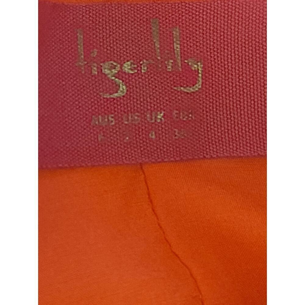 Tigerlily Women's Sundress Orange Boho Beachy Resort Wear Size 2 Cruise Vacation — image 3 of 8